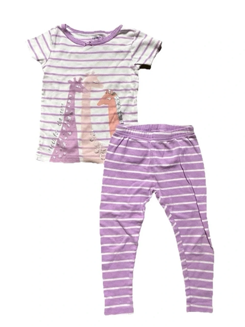 Toddler Girl Pajama Sets Unicorns Minnie Mouse Giraffes Size 2T
